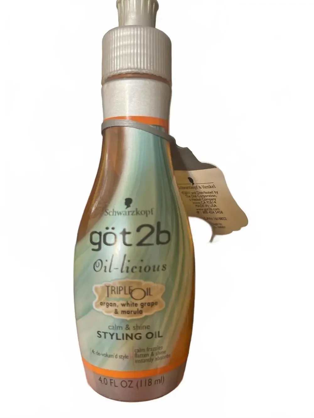 SCHWARZKOPF Got2b Oil-licious Styling Calm Shine 4 fl oz - Argan Grape Marula